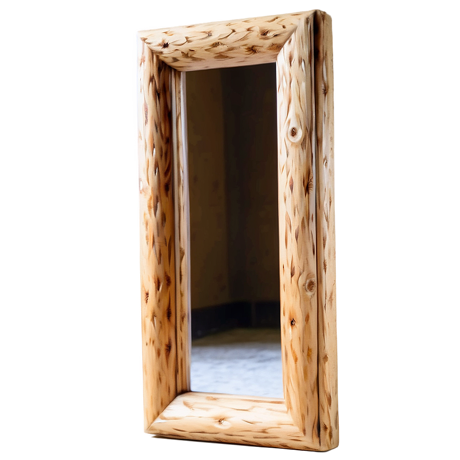 Rustic Mirror Frame PNG nyw42 PNG image with a transparent background, free high-resolution download