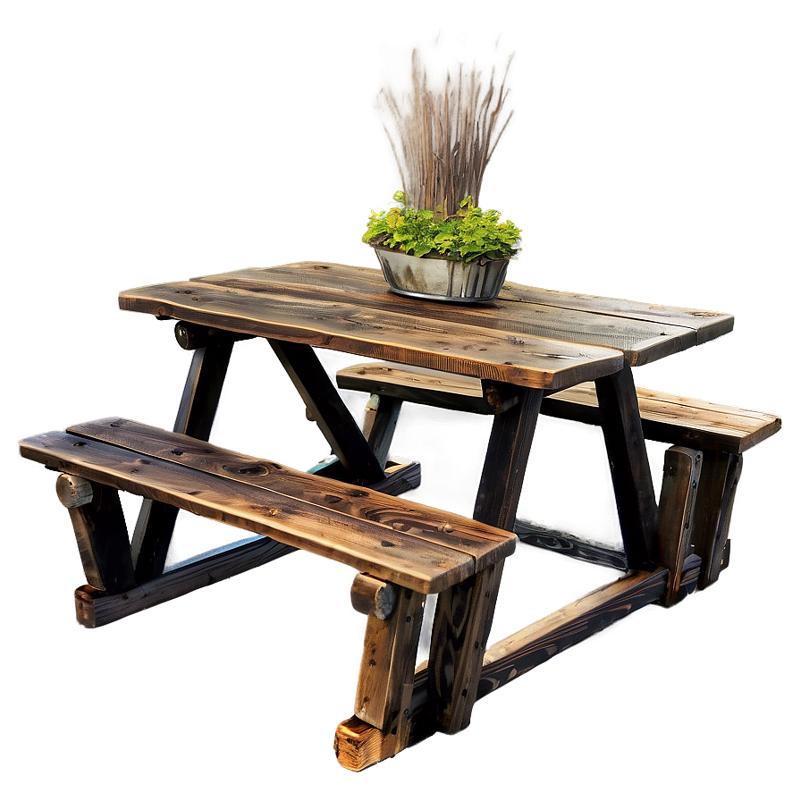 Rustic Outdoor Table Png 06282024