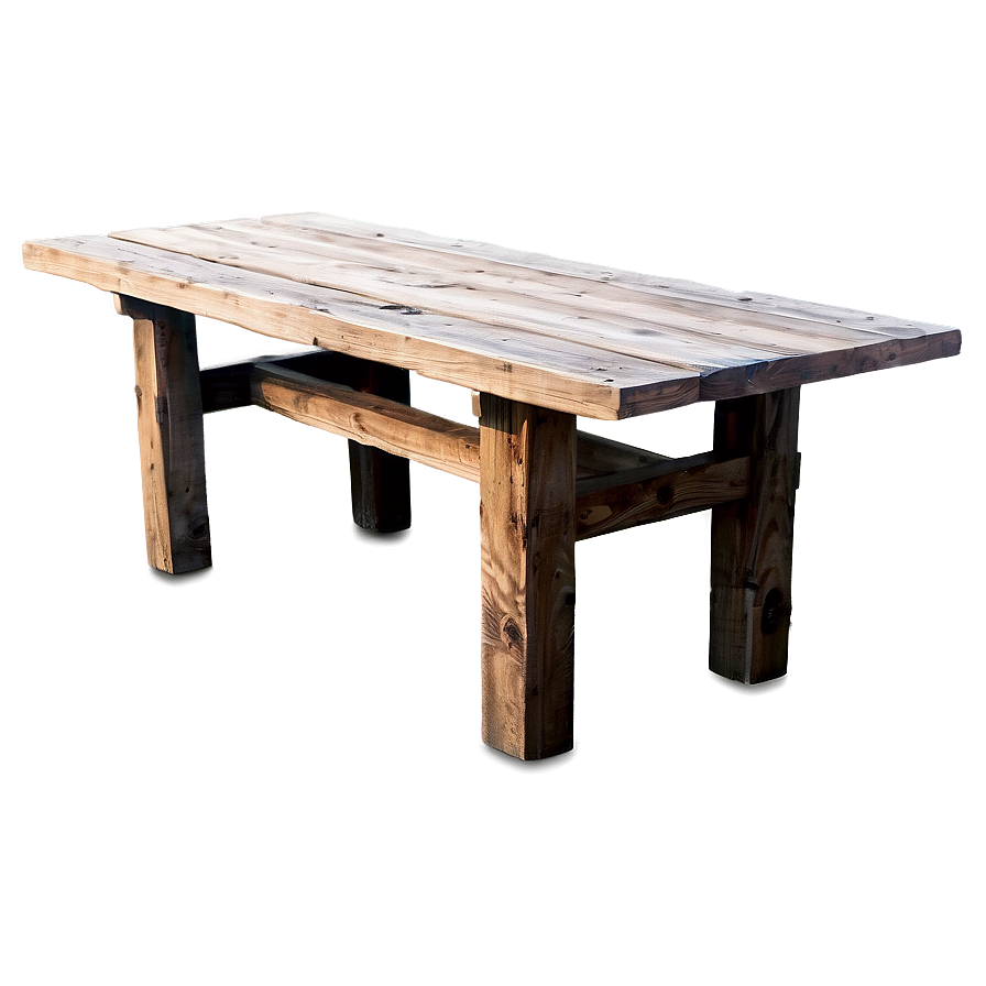 Rustic Outdoor Table Png 65