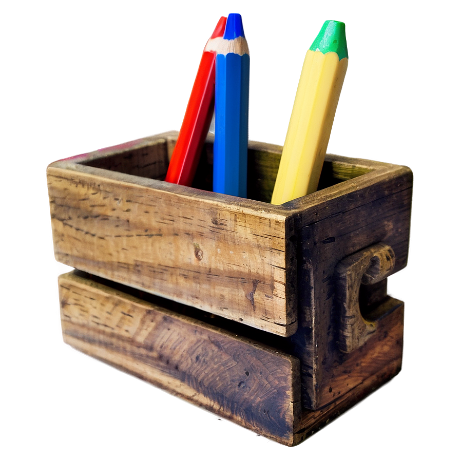 Rustic Pencil Holder Png 06282024