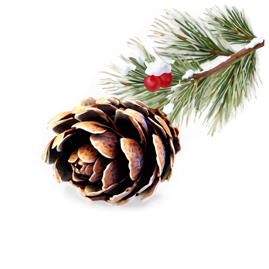 Rustic Pinecone Png 06132024