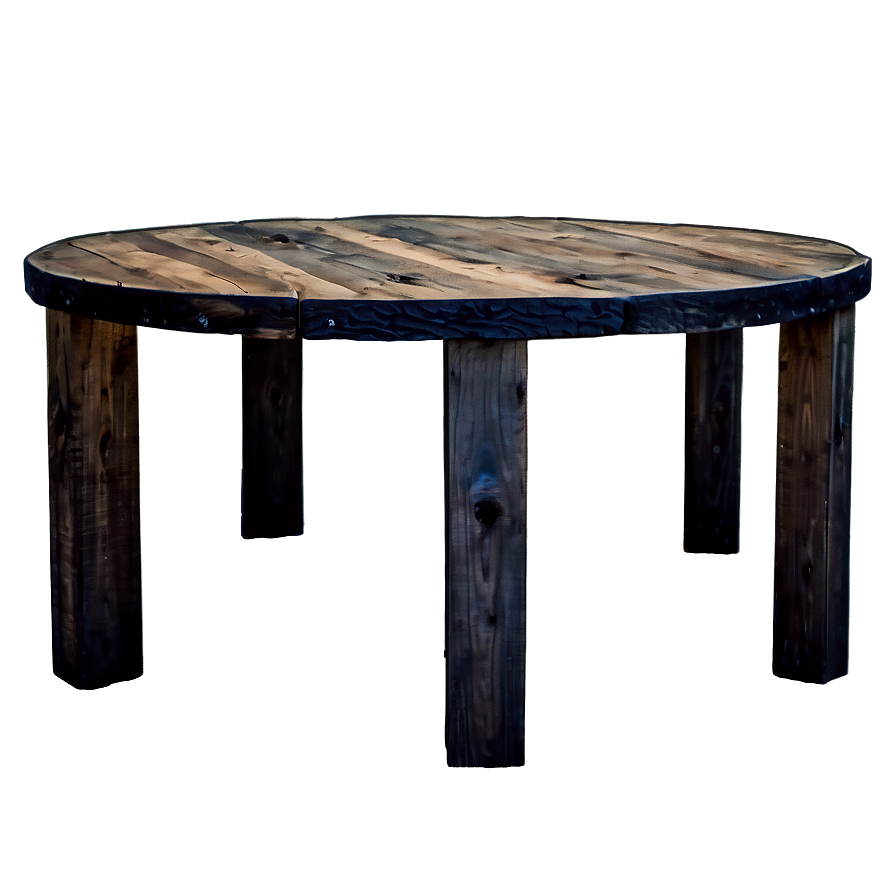 Rustic Round Table Charm Png Ixp