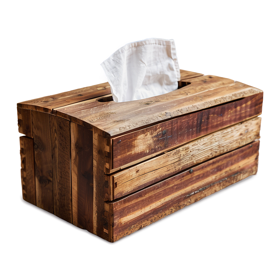 Rustic Tissue Box Png Fvv60