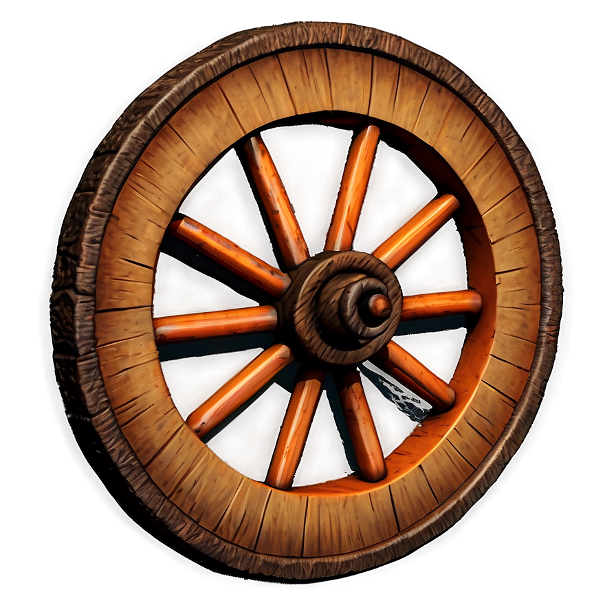 Rustic Wagon Wheel Png 06132024