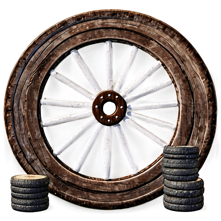 Rustic Wagon Wheel Png 06132024