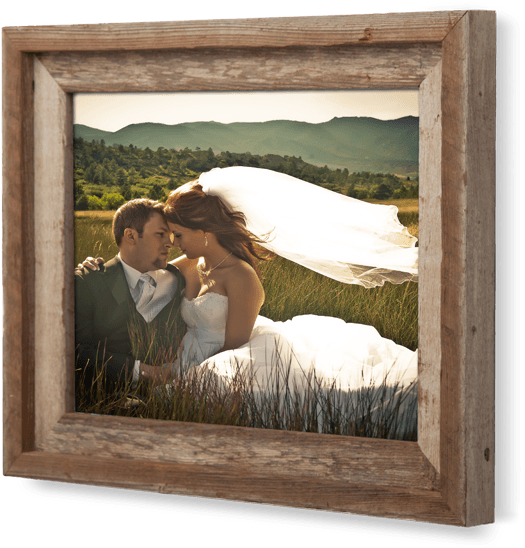 Rustic Wedding Photo Frame