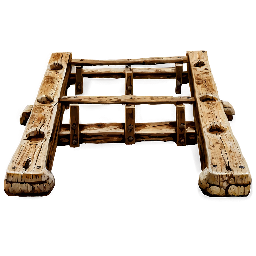 Rustic Wooden Bridge PNG 05242024 PNG with transparent background