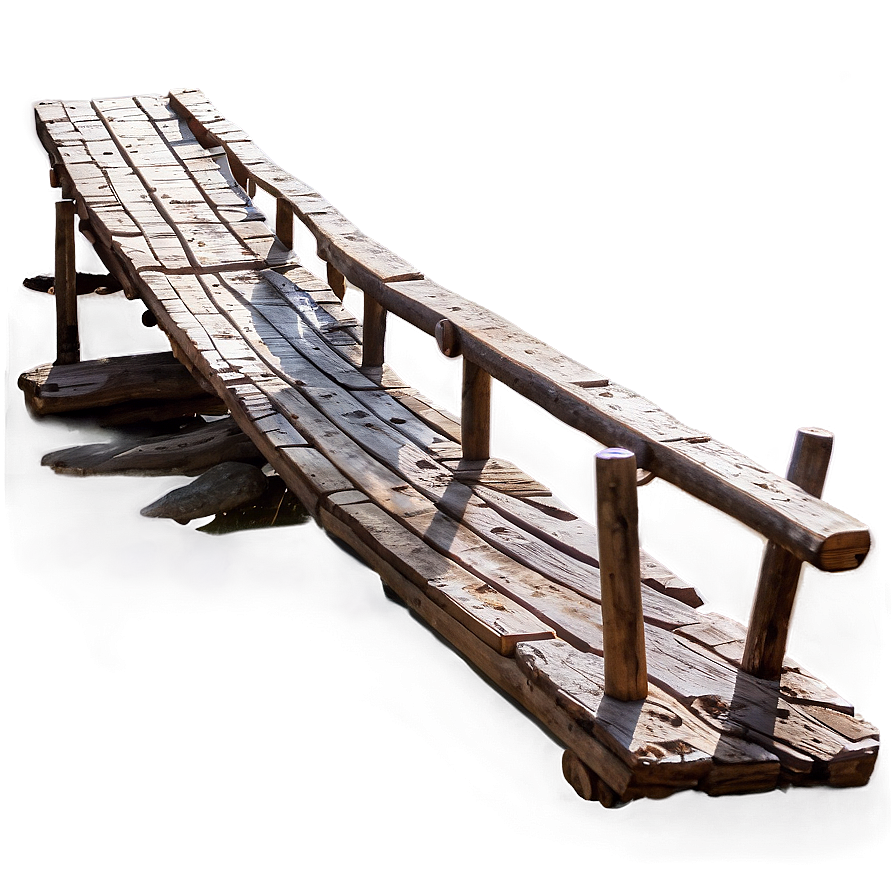 Rustic Wooden Bridge PNG xdy PNG with transparent background