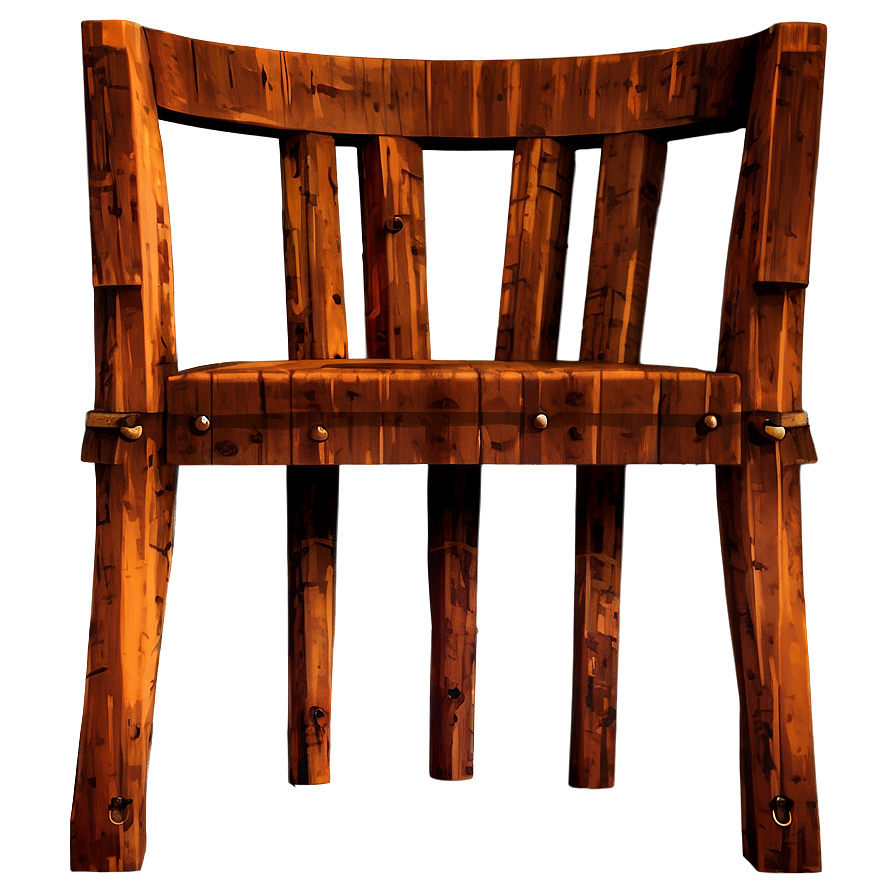 Rustic Wooden Chair Png Prd