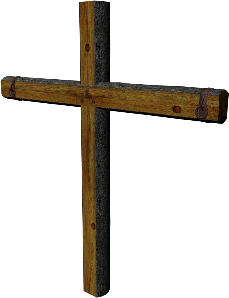 Rugged Cross Clipart - Rugged Wooden Cross Png PNG with transparent background