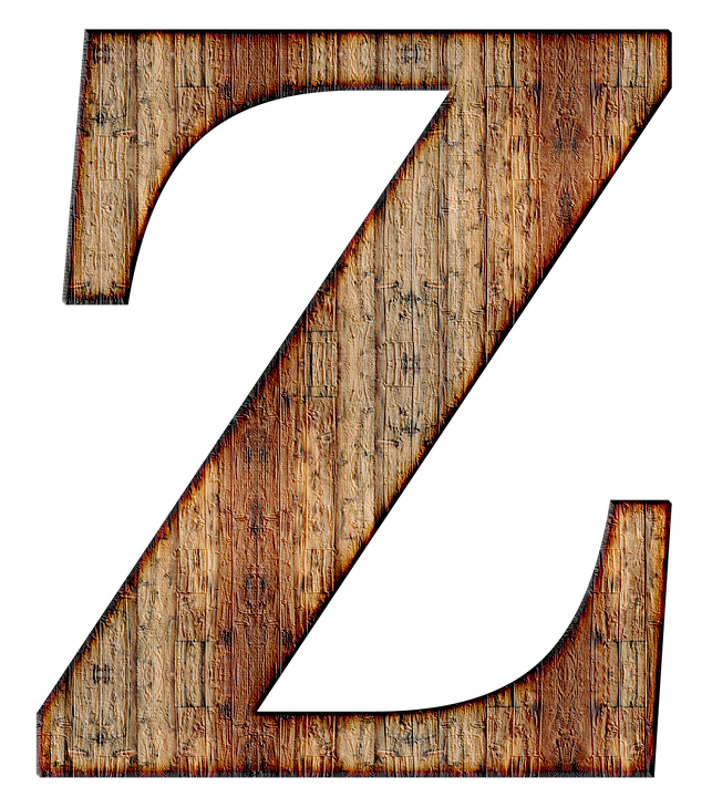 Rustic Wooden Letter Z.png