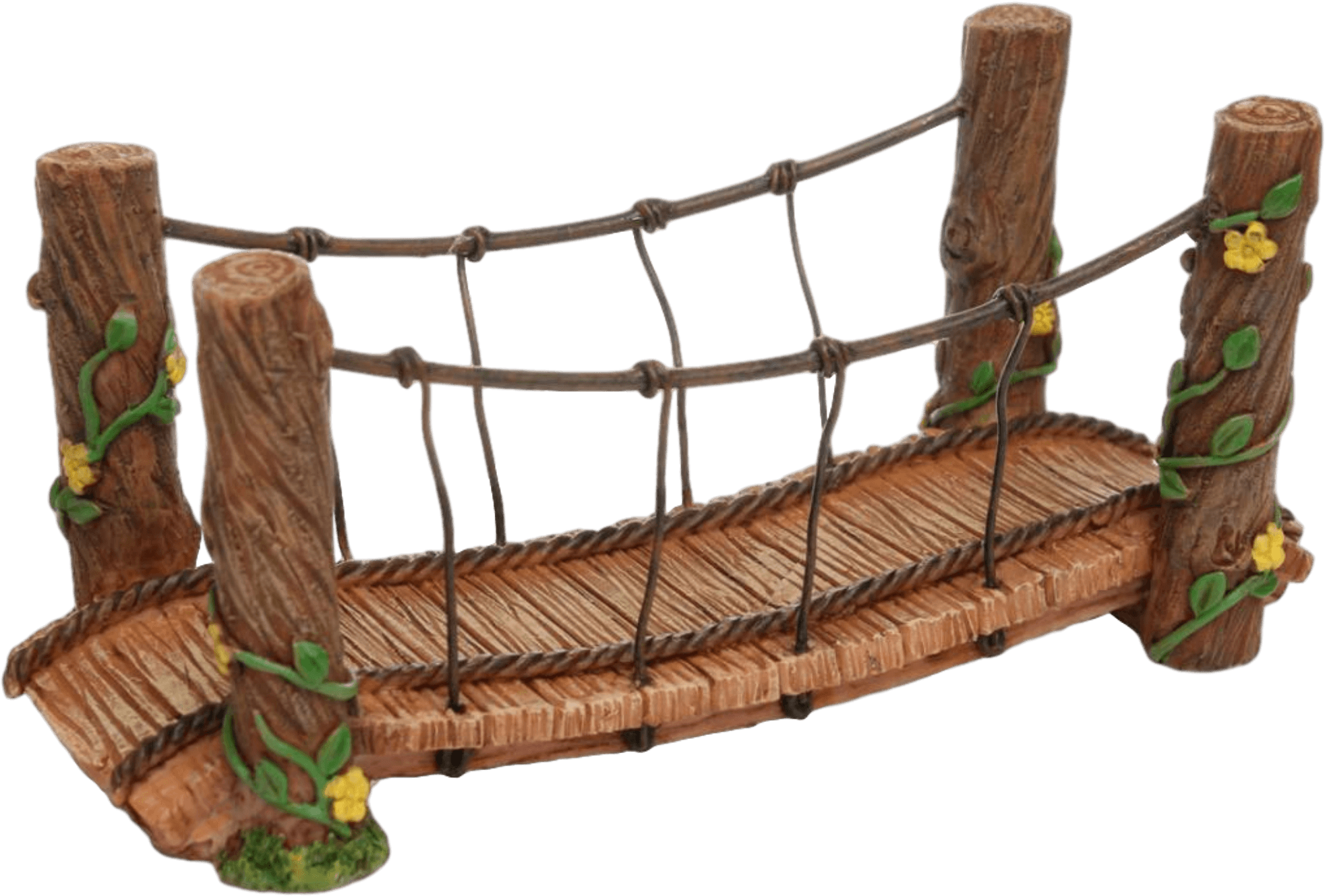 Yükle Download Rope Bridge Png Clipart Simple Suspension - Miniature Fairy Garden Bridge, Transparent Png PNG with transparent background