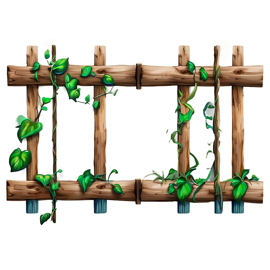 Rustic Wooden Vine Trellis Png Wdk