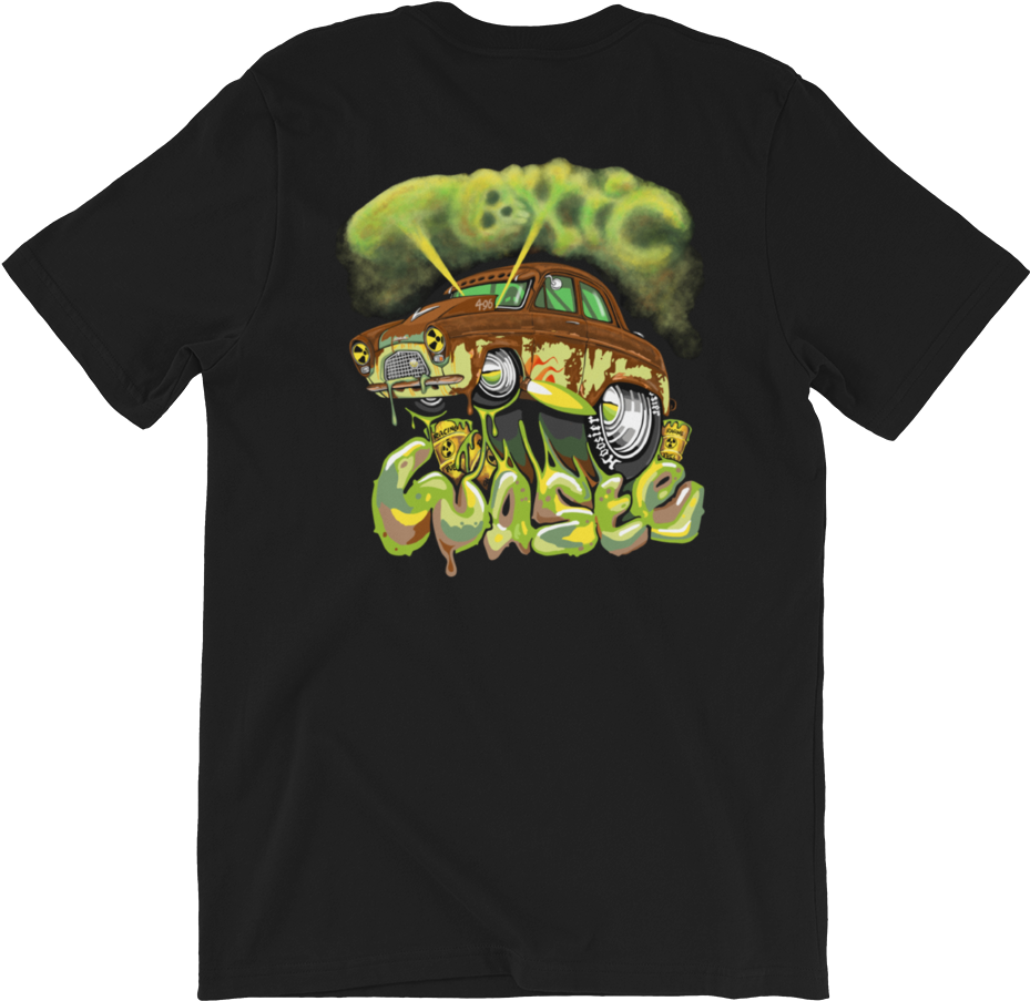 Rusty Car Graffiti T Shirt Design