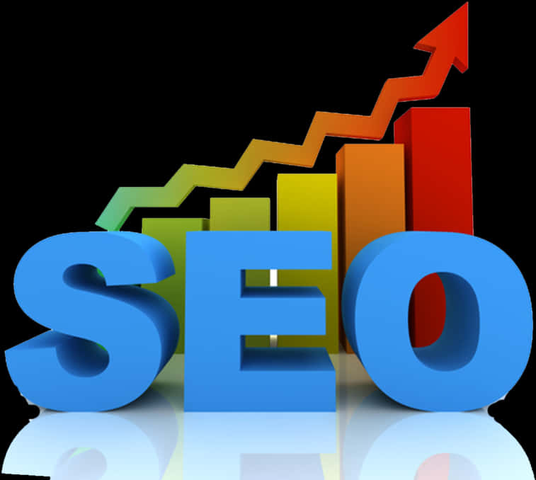 S E O Success Graph PNG image with a transparent background, free high-resolution download