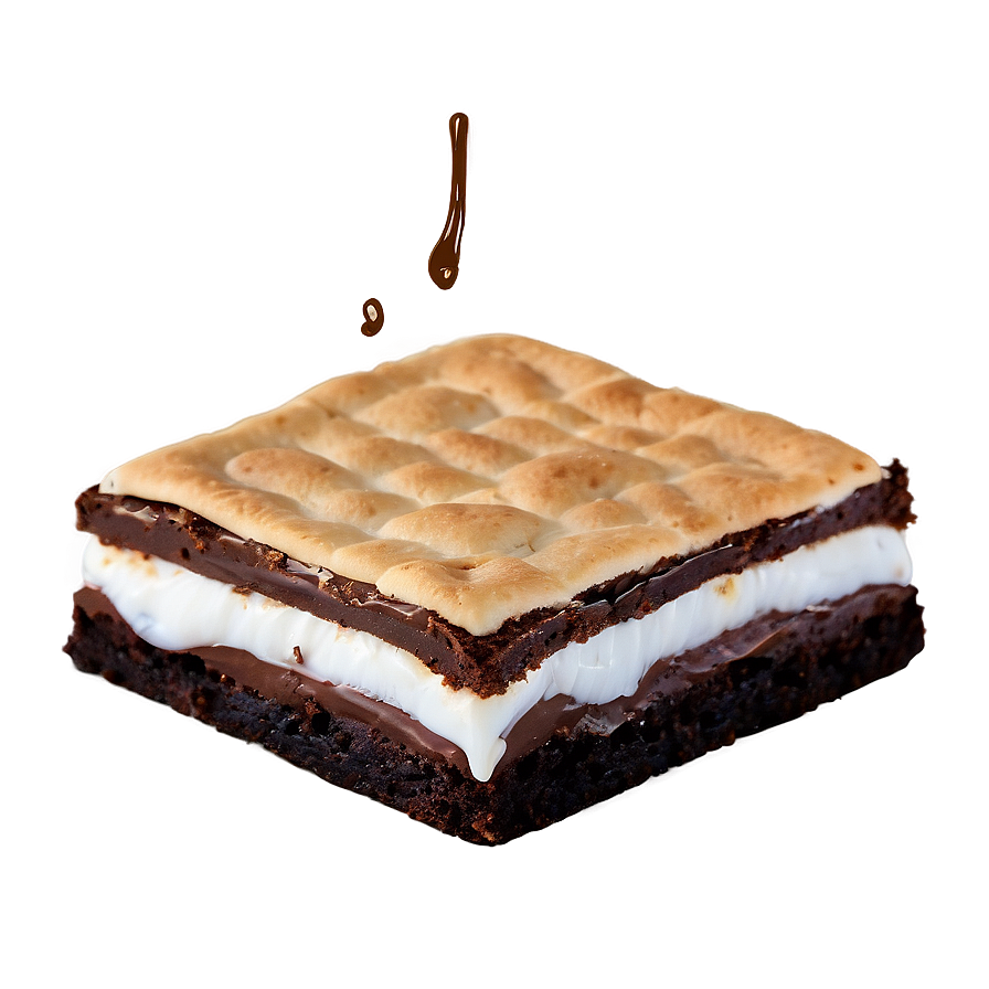 S'mores Brownie Creation Png 06122024