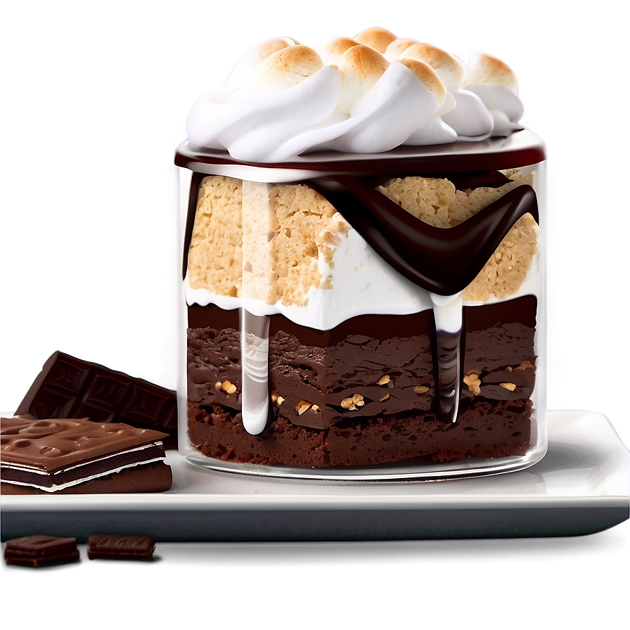 S'mores Brownie Creation Png Cjw