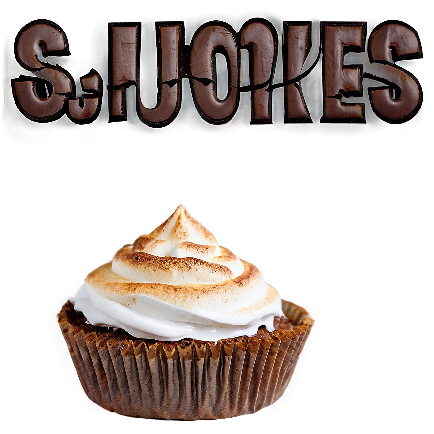 S'mores Cupcakes PNG vwp PNG with transparent background