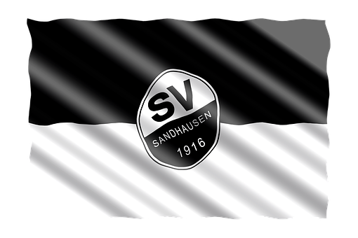 S V Sandhausen1916 Flag Graphic PNG with transparent background