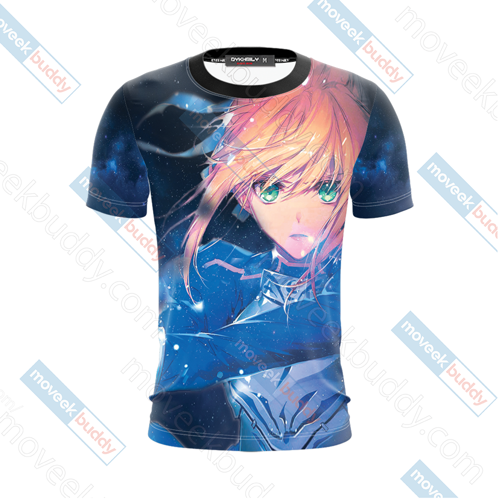Fate/stay Night Saber 3d T-shirt - T-shirt, HD Png Download PNG image with a transparent background, free high-resolution download