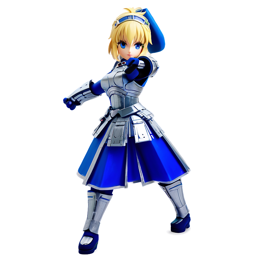 Saber In Battle Pose Png Try