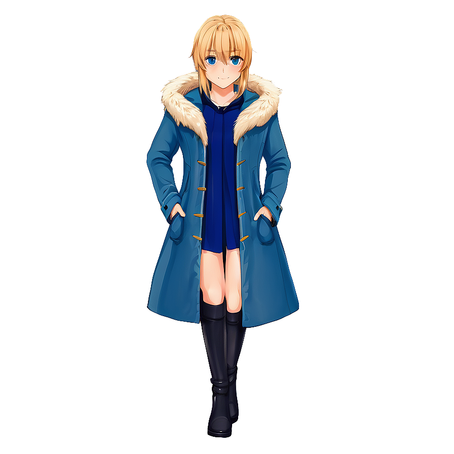 Saber's Winter Coat Png Hjt