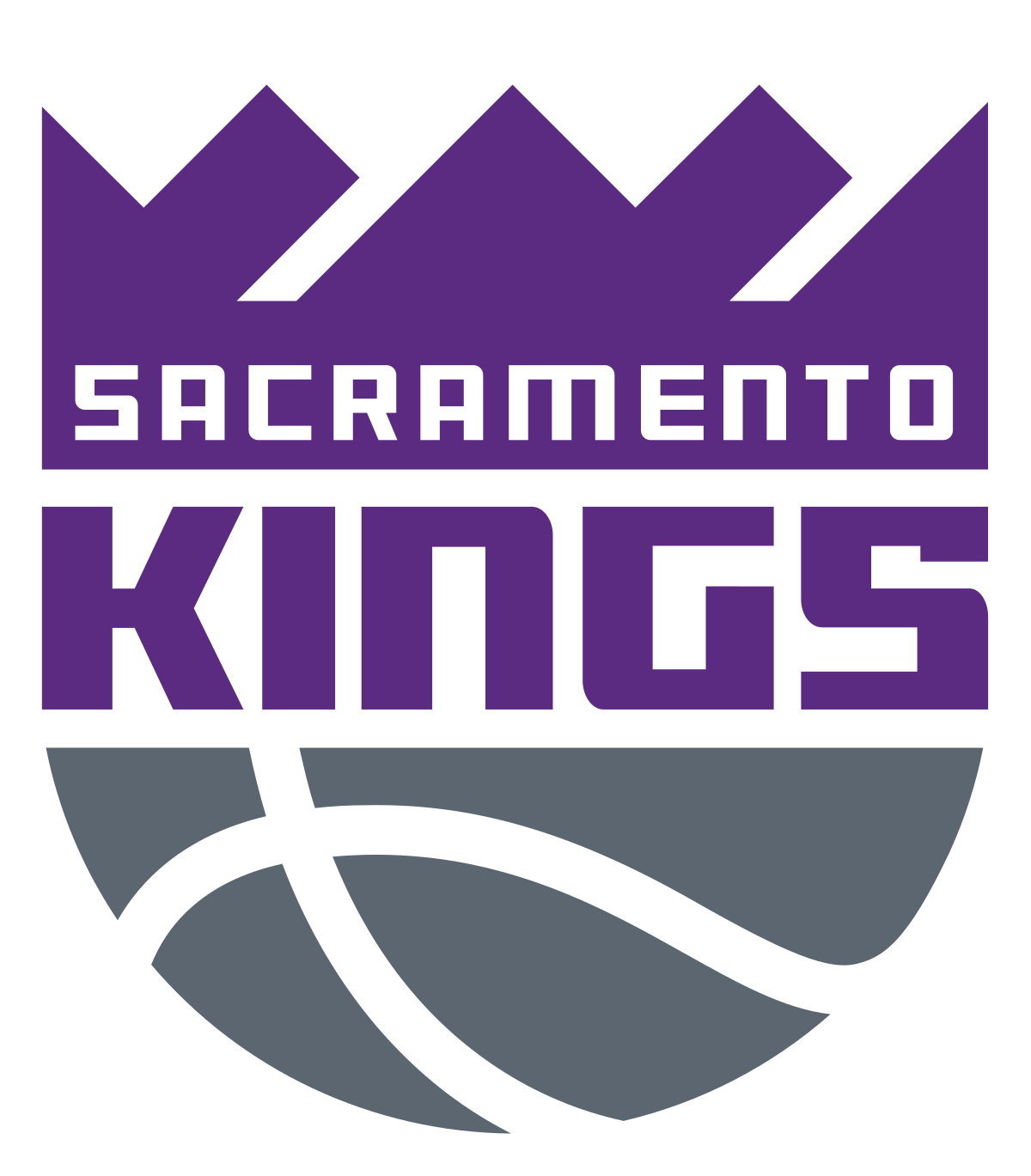 Wolves Vs Kings - Kings New Logo Nba PNG image with a transparent background, free high-resolution download