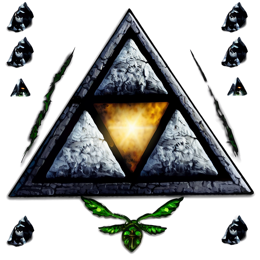 Sacred Triforce Illustration Png Qye34