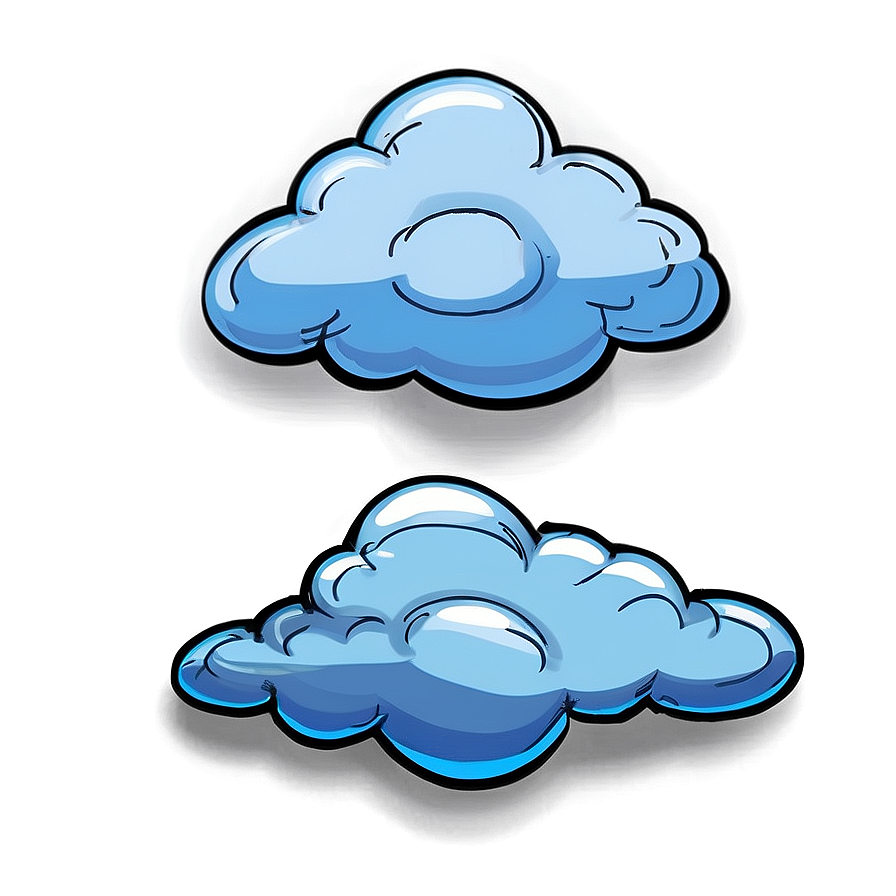 Sad Cartoon Cloud PNG 34 PNG image with a transparent background, free high-resolution download