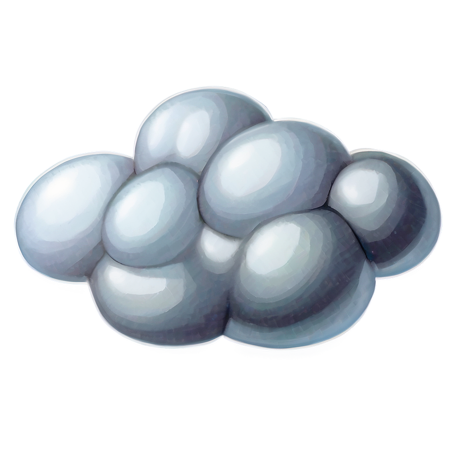 Sad Cartoon Cloud PNG 9 PNG image with a transparent background, free high-resolution download