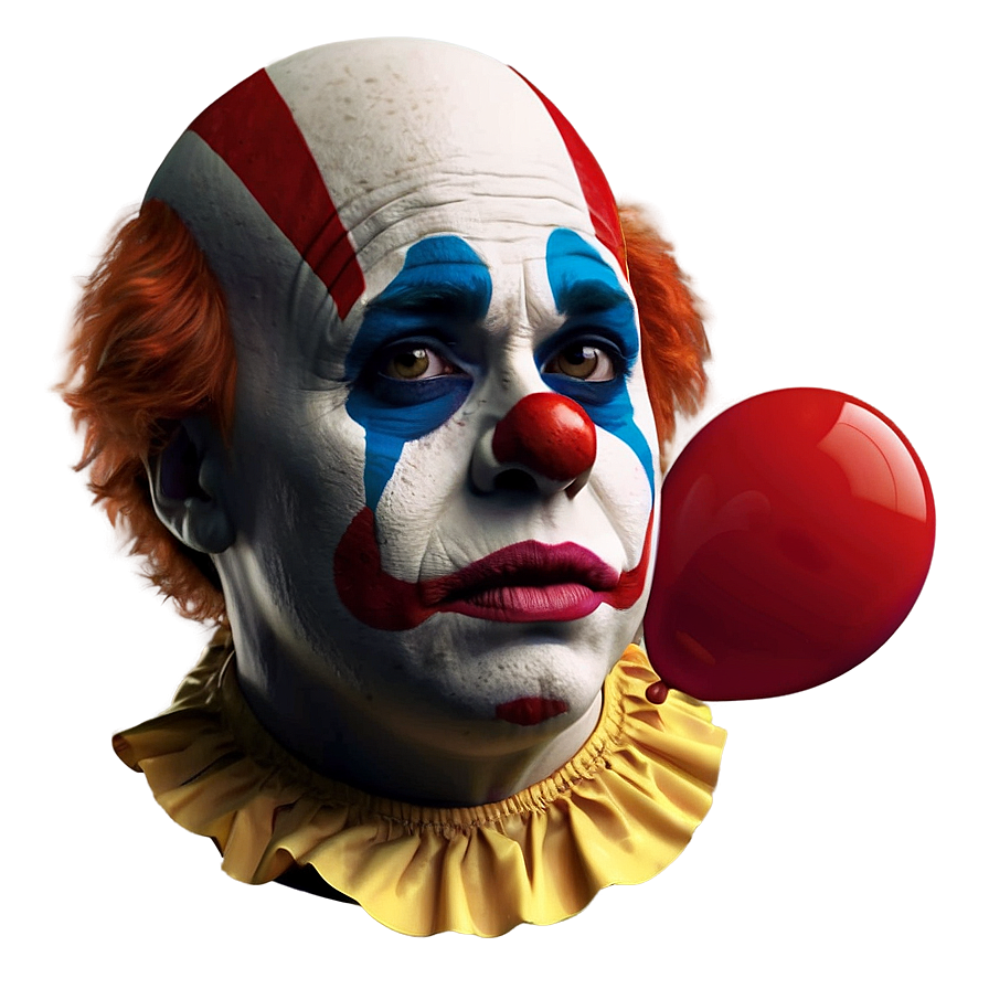 Sad Clown Portrait Png 05232024