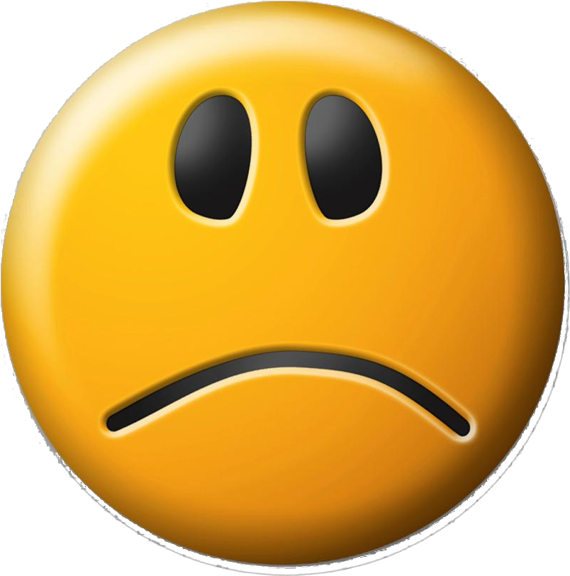 Sad Face Emoji Expression