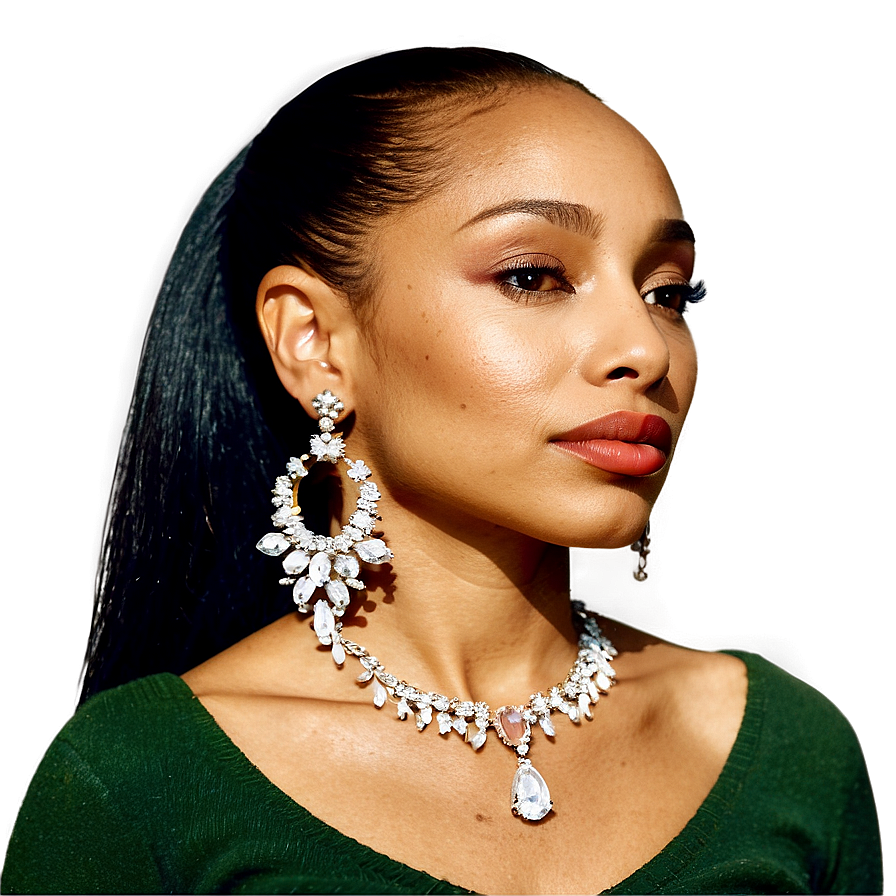 Sade's Iconic Earring Style Png Man