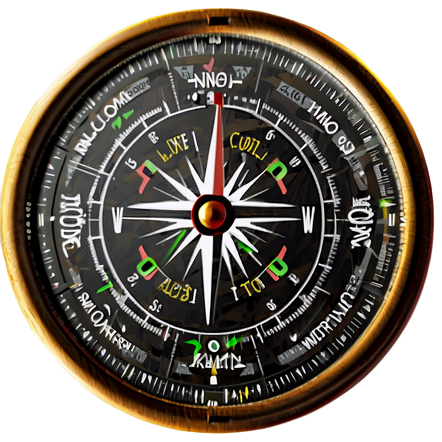 Safari Adventure Compass PNG 06122024 PNG with transparent background