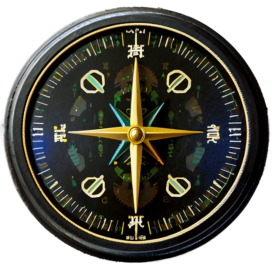 Safari Adventure Compass PNG 06122024 PNG with transparent background