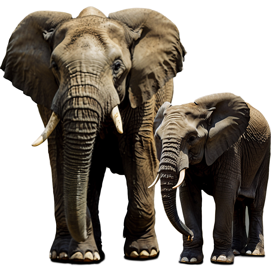 Safari Elephant Herd Png 39