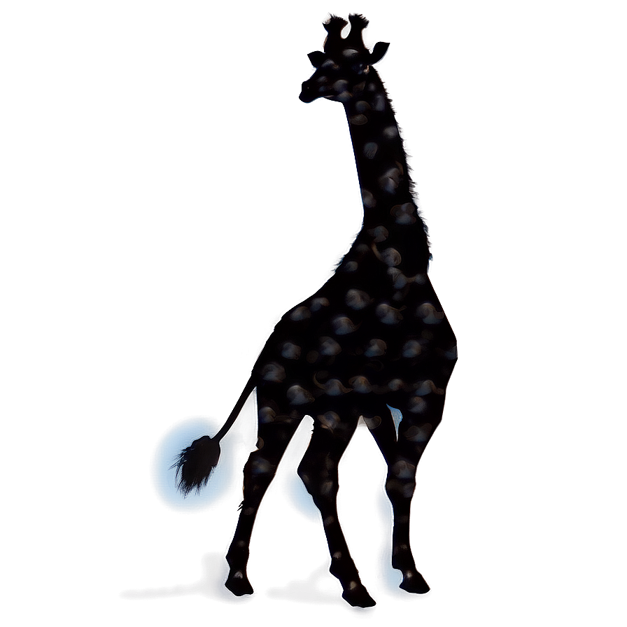 Safari Giraffe Silhouette Png Nbm83