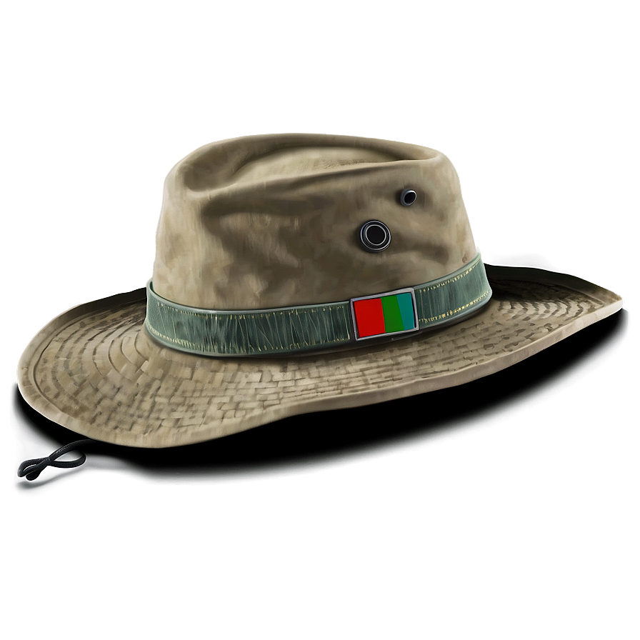 Safari Hat With Badge Png Nut31