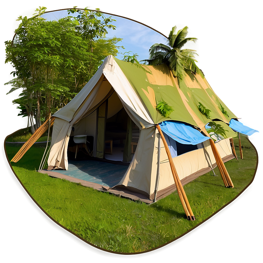 Safari Tent Camp PNG 95 PNG with transparent background