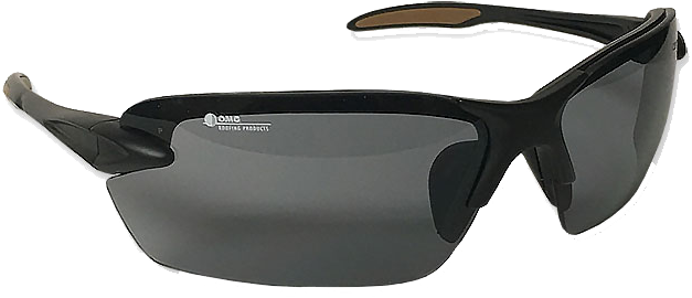 Safety Goggles Black Frame Tinted Lens