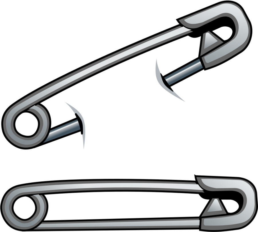 Safety Pin Illustration