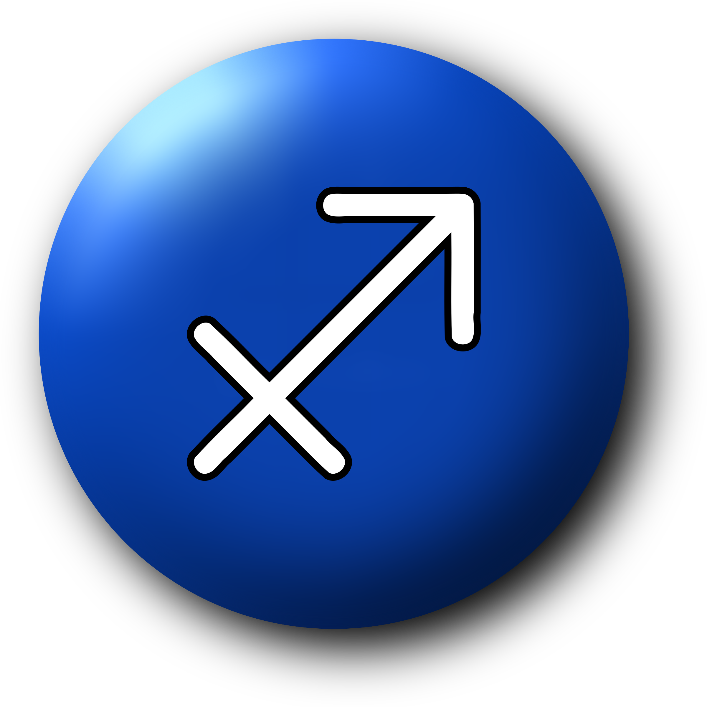 Sagittarius Zodiac Symbol Icon