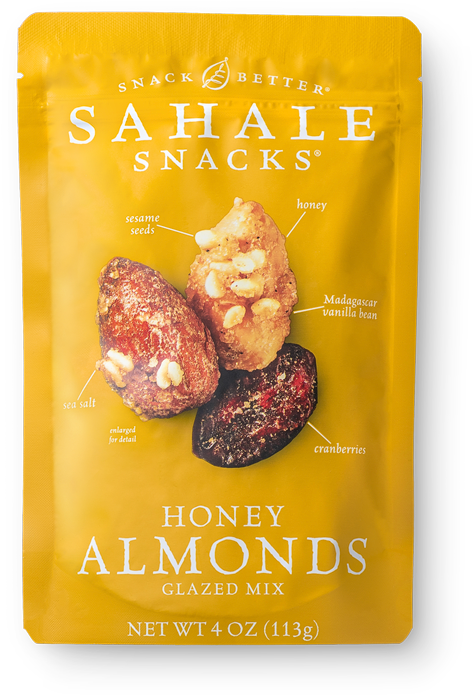 Sahale Snacks Honey Almonds Packaging