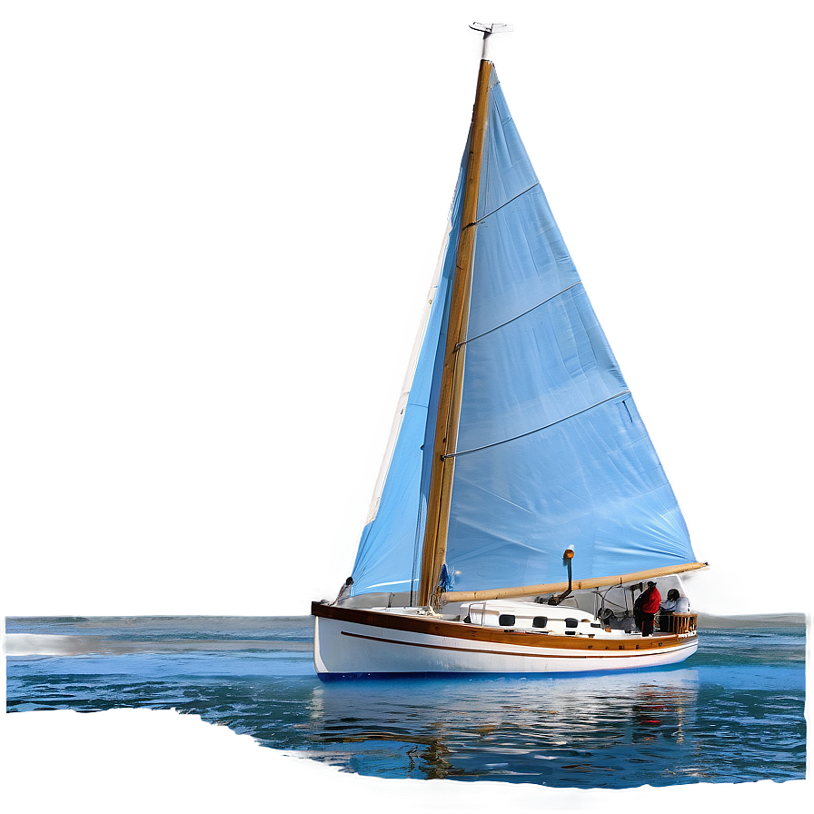 Sailboat In Arctic Waters Png Kbo45