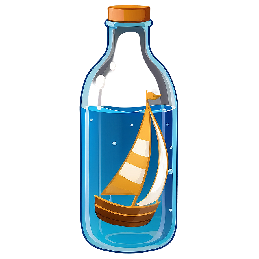 Sailboat In Bottle Png 05242024