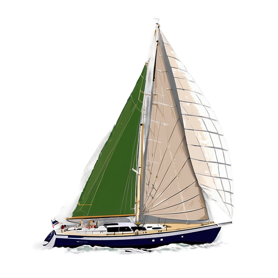 Sailboat Under Full Sail Png 38