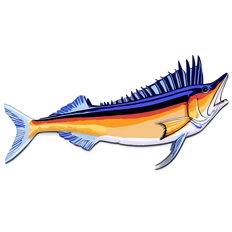 Sailfish Illustration Png Nyv34