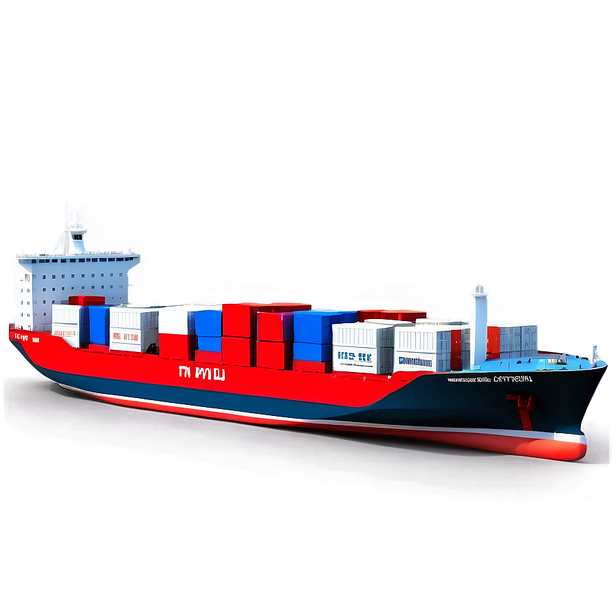 Sailing Cargo Ship Png 35