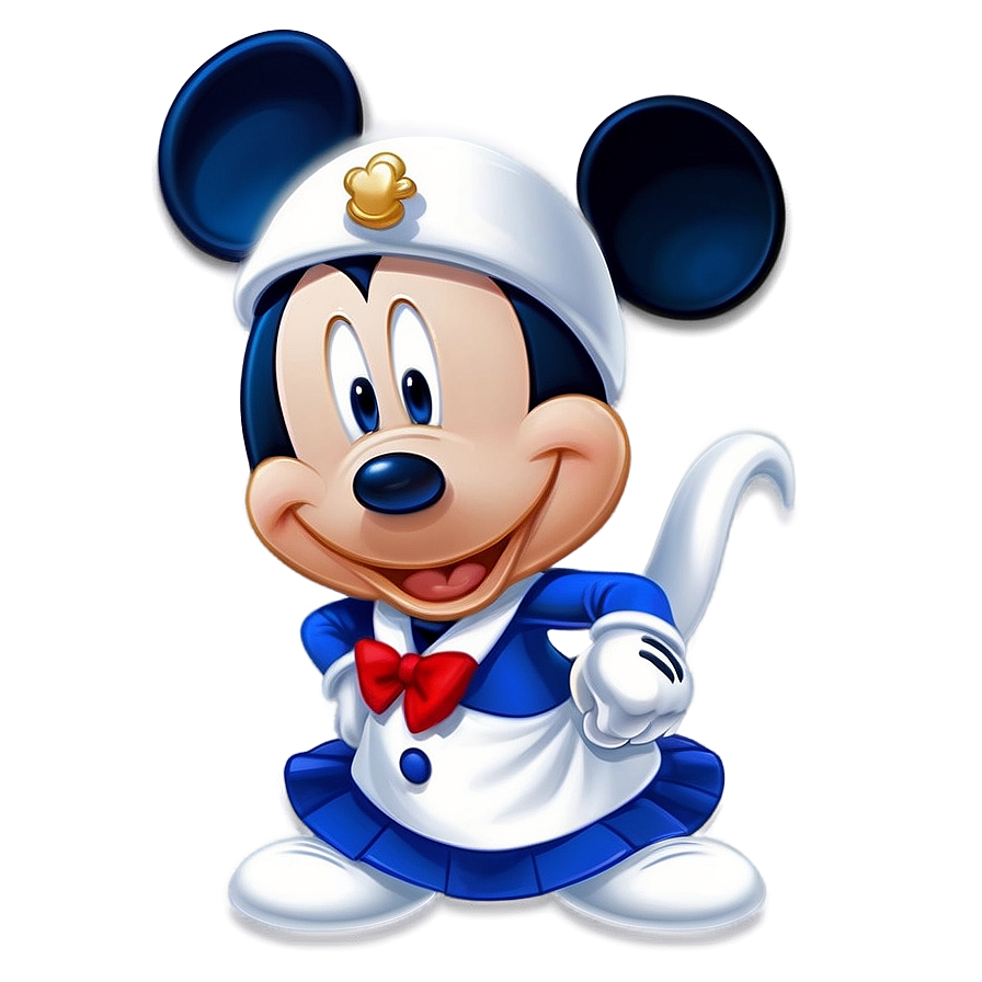 Sailor Mickey Mouse Outfit PNG 05032024 PNG with transparent background