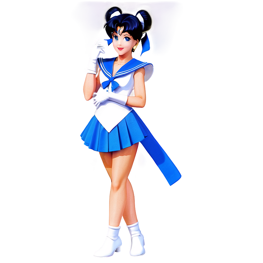 Sailor Moon Sailor Mercury PNG vve PNG with transparent background